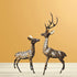 Brass Deer Pair Statue 7.76kg