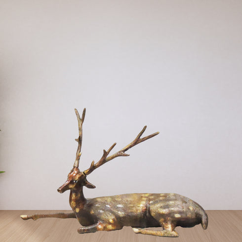 Brass Showpiece Deer 5.13kg
