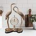 Aluminium Decorative Clock With Duck Pair 3.57Kg