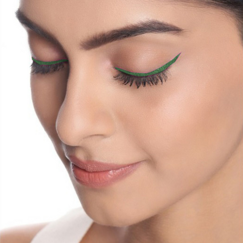 Moraze Cosmetics Pack of 3 Glittery Coloured Eyeliners Green Black and Blue