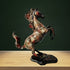 Brass Showpiece Jumping Horse Statue 7.36kg