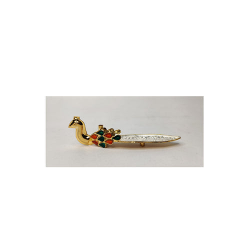 Pure Silver Peacock Agarbatti Stand 14.25g