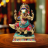 Brass Ganesh Ji Sitting On Rat Statue 14.348Kg