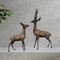 Brass Showpiece Deer Pair 2.52kg