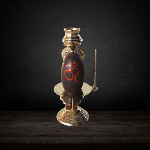 Brass Nav Dev Shiv Ling 0.26Kg