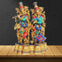 Brass Radha Krishna Same Base Big Stone 38.75Kg