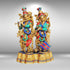 Brass Radha Krishna Same Base Big Stone 38.75Kg
