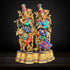Brass Radha Krishna Same Base Big Stone 38.75Kg