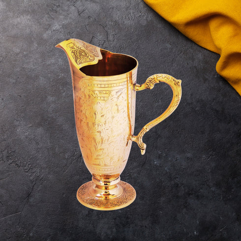 Brass Jug Mughal Design 1.36Kg(Pack of 4)