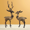 Brass Showpiece Deer Pair 2.72kg