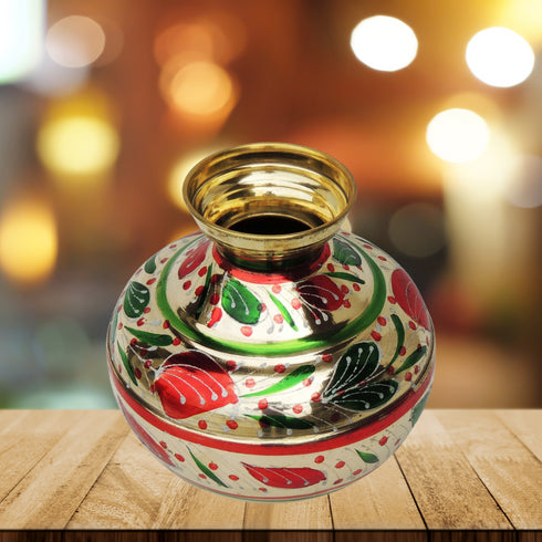 Brass Coloured Matka 1.38kg