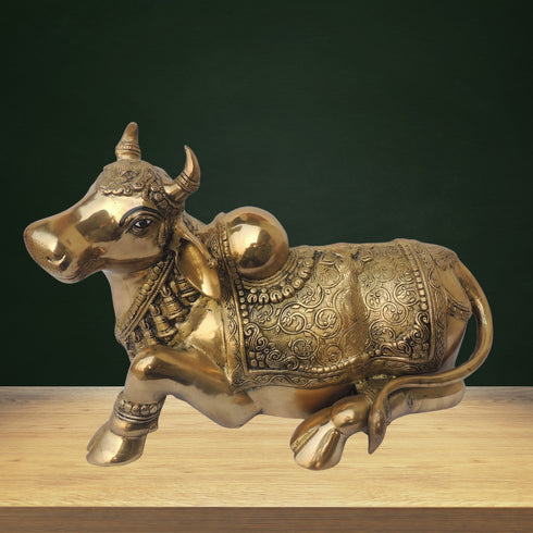 Brass Nandi Statue 18kg