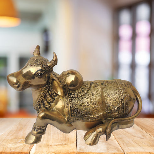 Brass Nandi Statue 18kg