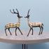 Brass Showpiece Deer Pair Statue 0.6kg