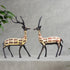 Brass Showpiece Deer Pair Statue 0.6kg