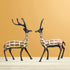 Brass Showpiece Deer Pair Statue 0.6kg