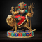 Brass Durga Ji Goddess Idol Statue 4.44Kg