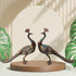 Brass Home Decor Peacock Pair Statue 8.84Kg