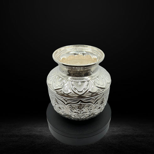 Pure Silver Asthalaxmi Design Kalasham 220 grams