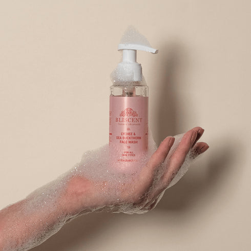 BLISCENT Lychee & Sea Buckthorn Face Wash
