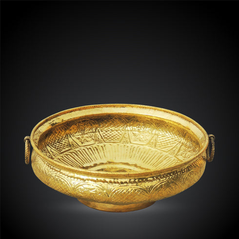 Brass Urli With Handwork 8.65Kg
