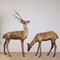Brass Showpiece Deer Pair Statue 44kg