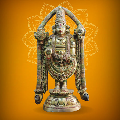 Brass Tirupati Bala Ji God Idol Statue 17.5Kg