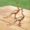 Brass Showpiece Peacock Pair Statue 5.8Kg
