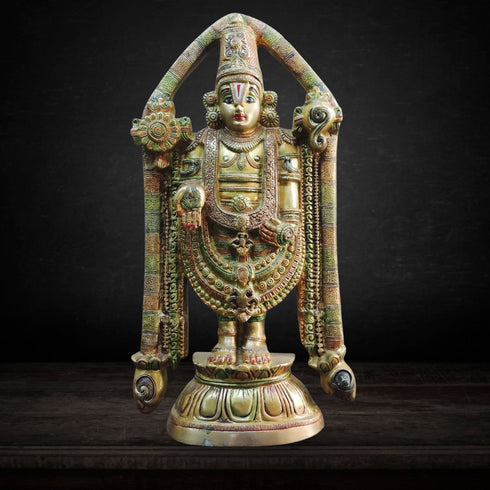 Brass Tirupati Bala Ji God Idol Statue 17.5Kg