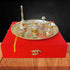 Brass Puja Thali Set With Velvet Box 1.27kg