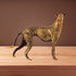 Brass Table Decor Showpiece Dog Statue 1.162kg