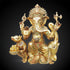 Brass Ganesh Ji Big With Elephant Statue 25.305Kg