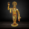 Brass Krishna With Chakra Idol 2.2kg