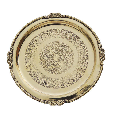 Brass Thali Embose 0.3kg