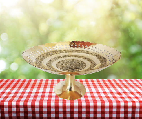 Brass Fruit Bowl for Home 0.36Kg