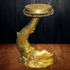 Brass Fish Stool For God Idol 15.36Kg