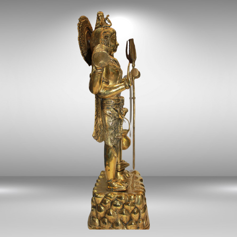 Brass Shiv Ji Idol Statue 18.7Kg