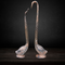 Brass Duck Pair Statue 0.94kg