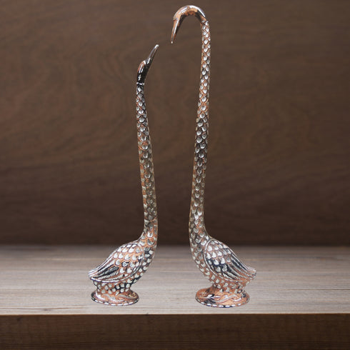 Brass Duck Pair Statue 0.94kg