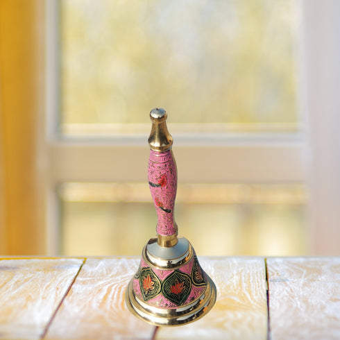 Brass Handle Red Color Bell 0.25Kg