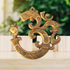 Brass Wall Hanging Om With Peacock Statue 2.57Kg