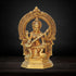 Brass Saraswati Ji Goddess Idol Statue 2.94kg