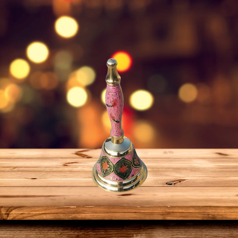 Brass Handle Red Color Bell 0.25Kg