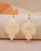 Zeraki Jewels Leaf Soul Earrings