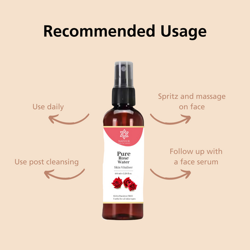 Natuur Pure Rose Water Skin Vitaliser 100ml