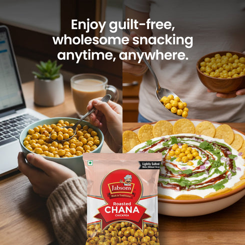 Jabsons Foods White Salted Roasted Chana