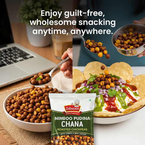 Jabsons Foods Nimboo Pudina Roasted Chana