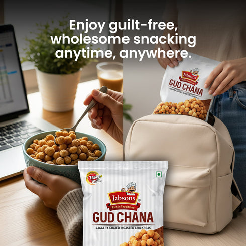 Jabsons Foods Gud Chana Roasted