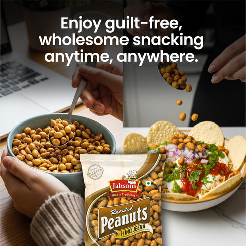 Jabsons Foods Hing Jeera Roasted Peanuts