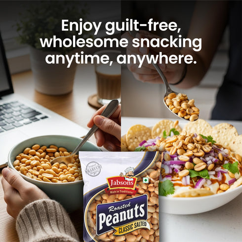 Jabsons Foods Classic Salted Roasted Peanuts